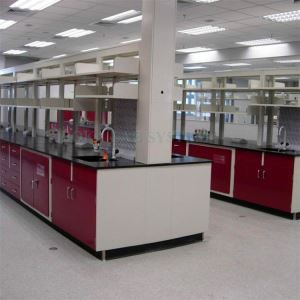 Biološki laboratorijski radni stol sa sudoperom u laboratorijskom namještaju