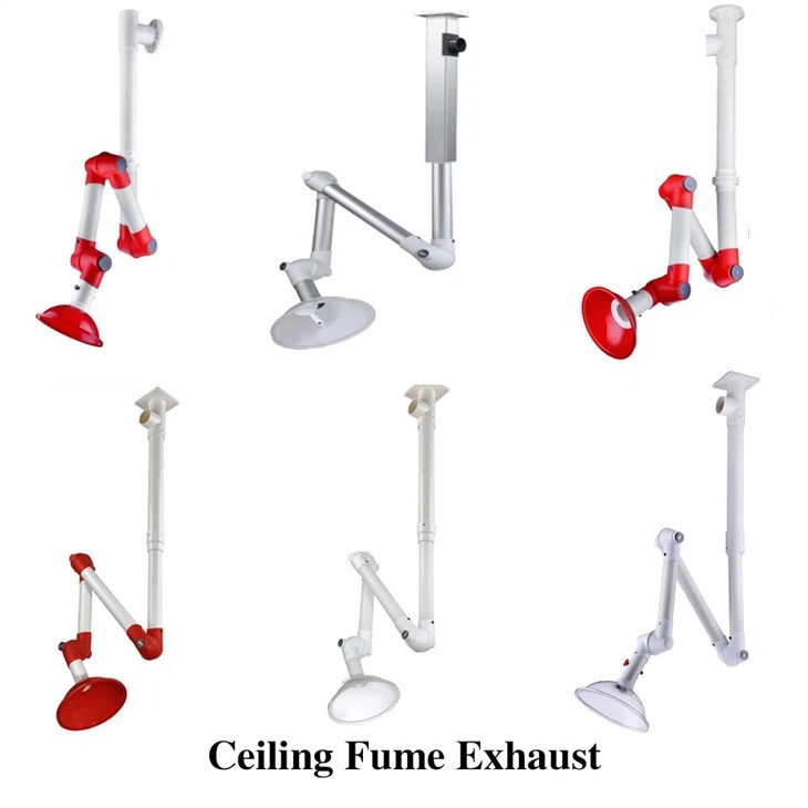 Three-Joint Flexible Fume Extraction Arms